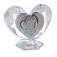 Bonbonnière forme de coeur Marie et Jésus 5x5 cm s1