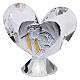 Heart shaped ornament Holy Family 2x2 in s1