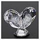 Heart shaped ornament Holy Family 2x2 in s3