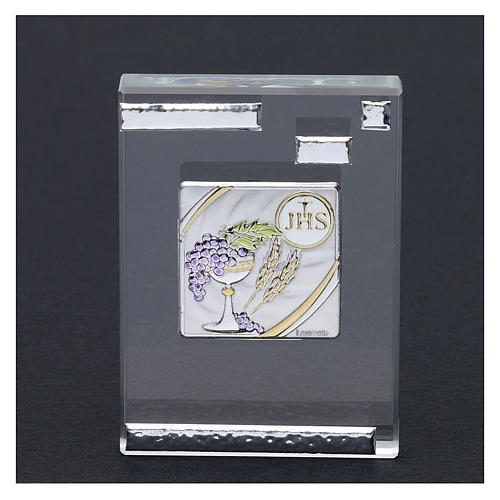 Bonbonnière Première Communion avec symboles 10x5 cm 2