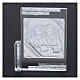 Gift idea crystal frame Guardian Angels 4x4 in s3