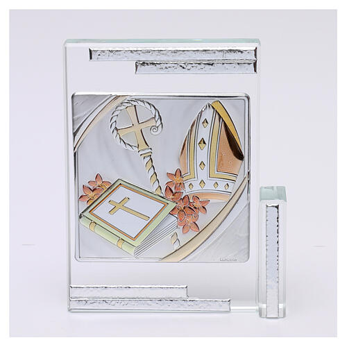 Gift idea crystal frame Confirmation 4x4 in 1