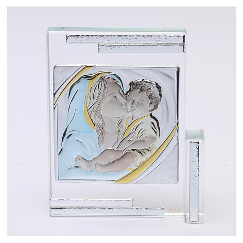 Cadre cadeau Maternité colorée 10x10 cm 1
