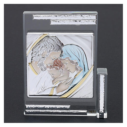 Gift idea crystal frame Holy Family 4x4 in 2
