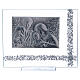 Glass frame with crystals and Holy Family 6x8 in s3