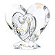 Heart-shaped party favour for Baptism 5x5 cm s2