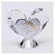 Heart shaped ornament Face of Christ souvenir 2x2 in s1