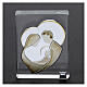 Stylized Holy Family on crystal frame 2x2 in s2