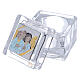 Religious favor crystal box with Angels 2x2x2 in s2