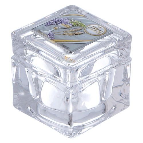 Bombonera Comunión caja 5x5x5 cm 1