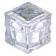 Religious favor crystal box Communion 2x2x2 in s1