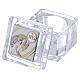 Religious favor crystal box Communion 2x2x2 in s2