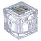 Religious favor crystal box with Maternity 2x2x2 in s1