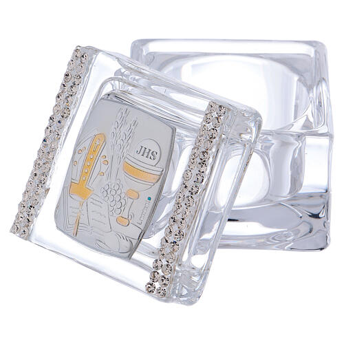 Religious favor crystal box Communion and Confirmation 2x2.8x2.8 in 2