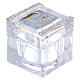 Religious favor crystal box Communion and Confirmation 2x2.8x2.8 in s1