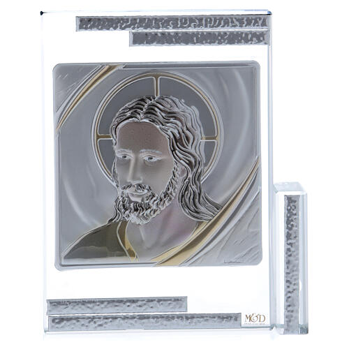 Geschenkidee Bild Gesicht Christi, 10x10 cm 1