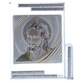 Cuadro idea regalo rostro de Cristo 10x10 cm