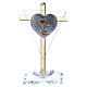 Holy Communion souvenir Cross with silver foil 4x2 in s1