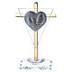 Andenken Konfirmation Kreuz aus Kristall und Glas, 10x5 cm s1