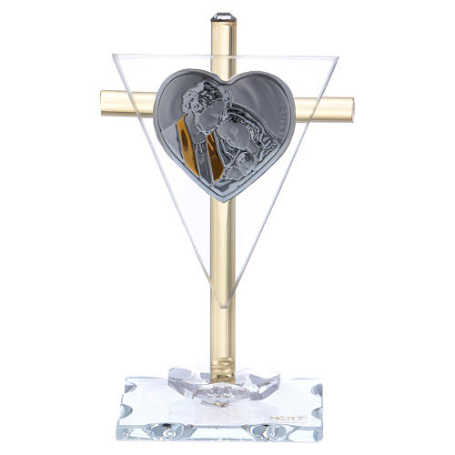 Lembrancinha Sagrada Família cruz 10x5 cm 1