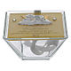 Party favour for Baptism trapezoid-shaped box with Angels 5x10x10 cm s1