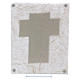 Cuadrito regalo ocre cruz Sagrada Familia 15x10 cm s3