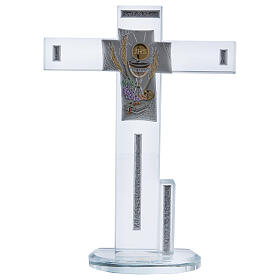 Communion gift idea cross with symbols 8x6 in