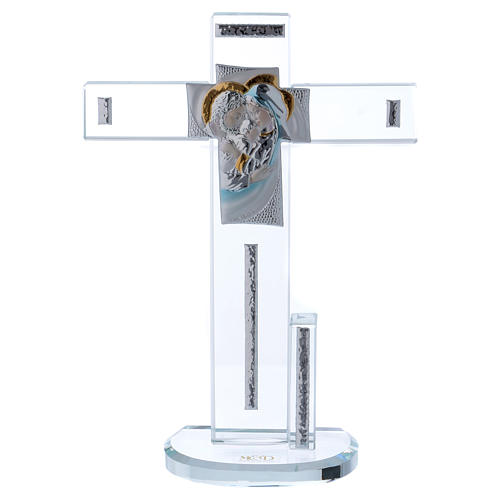 Idea regalo cruz icono de la Sagrada Familia 20x15 cm 1
