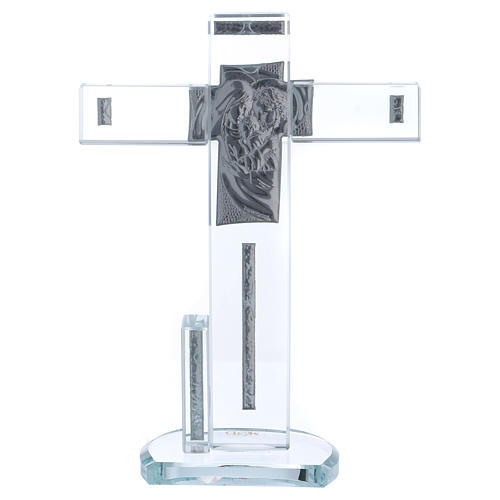 Idea regalo cruz icono de la Sagrada Familia 20x15 cm 3