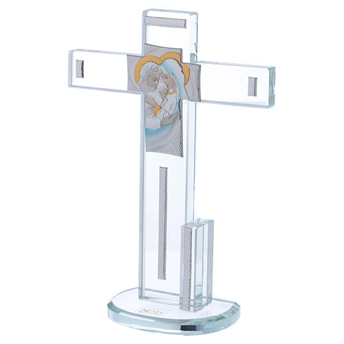 Dica de presente cruz ícone Sagrada Família 20x15 cm 2