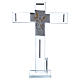 Idea regalo Battesimo Croce con Angelo 30x20 cm s1
