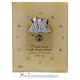 Relógio com anjos da guarda e escrita ITA 15x10 cm s1