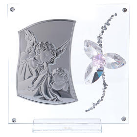 Gift idea Angel with Child and flower 15x10 cm