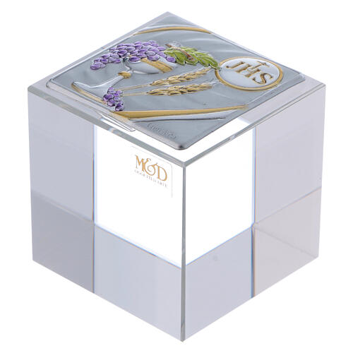 Holy Communion favor cubic paperweight 2x2x2 in 1