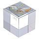 Cube-shaped party favour for Confirmation 5x5x5 cm s1