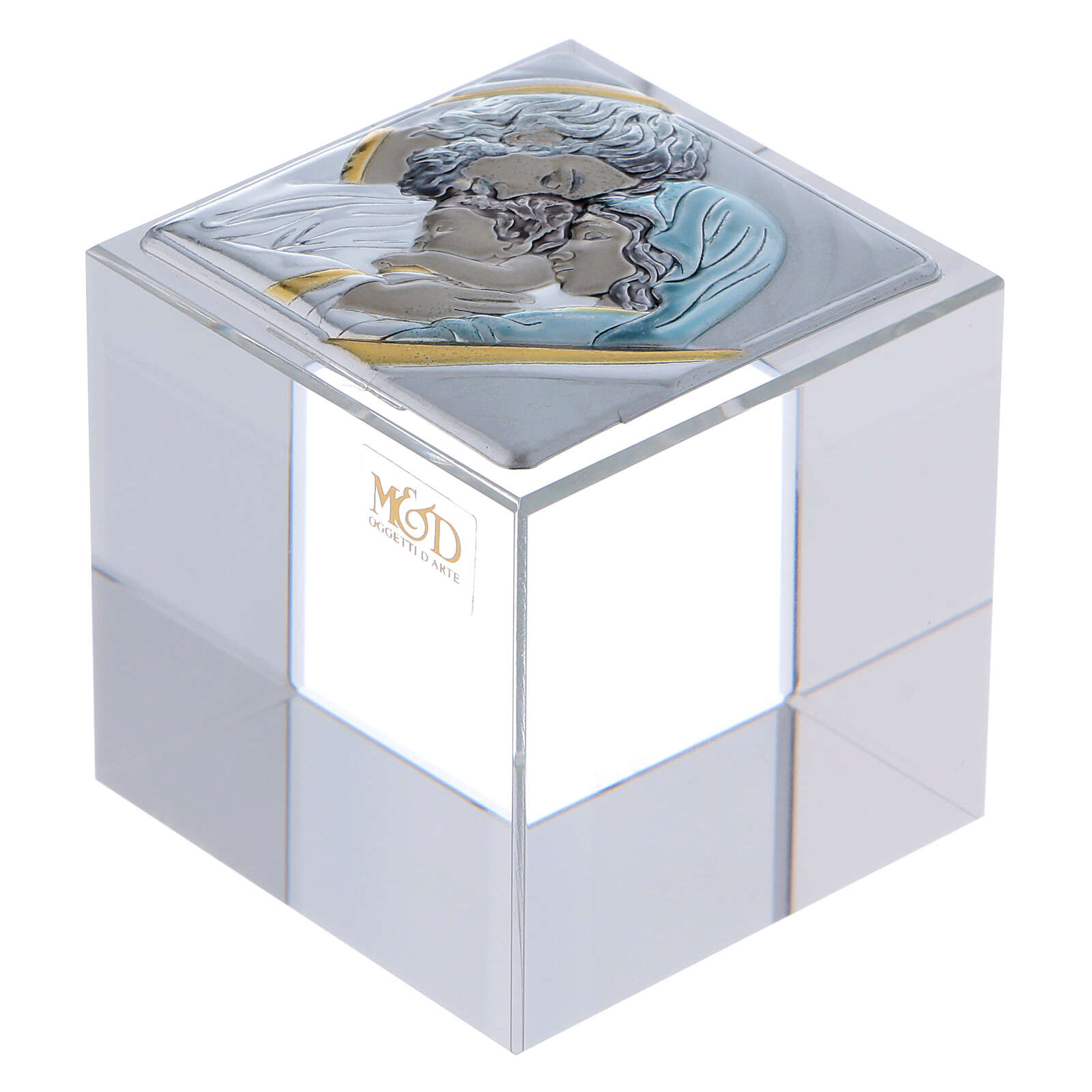 Wedding favor cubic paperweight Holy Family 2x2x2 in online sales on