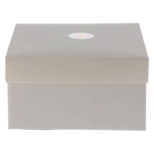 Christening souvenir box with tea light candle 2x2x2 in 4