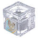 Baptism souvenir box with Maternity and tea light candle 2x2x2 in s1