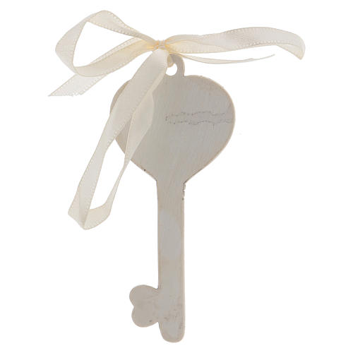 Key-shaped party favour for Confirmation 10x5 cm 2