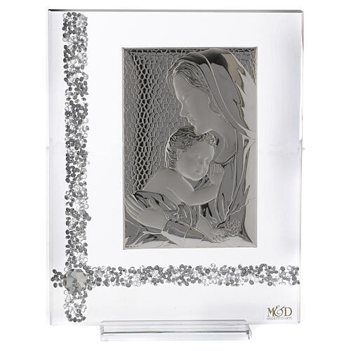 Crystal picture gift for Christening 8x6 in 1