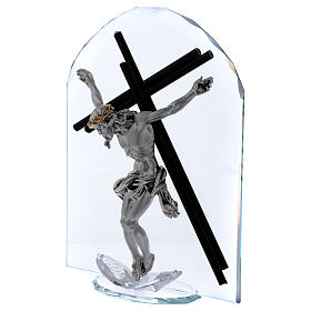 Arch-shaped gift idea with Crucifix 30x20 cm