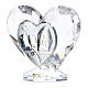 Heart shaped ornament Confirmation favor 2x2 in s2