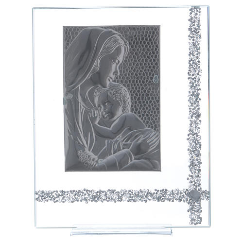 Obrazek kryształ i szkło prezent Macierzyństwo 25x20 cm 3