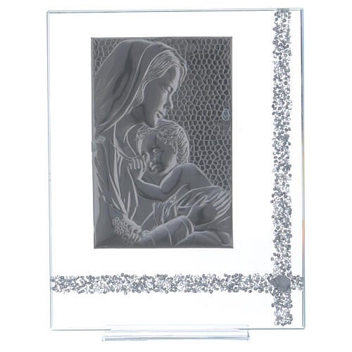 Crystal and glass frame gift idea Maternity 10x8 in 3