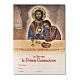Pergamena Comunione Icona Gesù e San Giovanni 24x18 cm s1