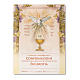 Confirmation and Holy Communion Parchment Holy Spirit and Goblet 24x18 cm s1