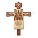 Krzyż pamiątka Bierzmowania z dyplomem Ikona Pentecoste 13,5x9,5 cm s2