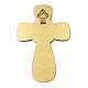 Krzyż pamiątka Bierzmowania dyplom Duch Św. i Symbole Potwierdzenia Chrztu 14x9,5 cm s4