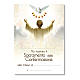 Confirmation Cross with parchment paper Holy Spirit and Symbols of Confirmation 13.5x9.5 cm s3