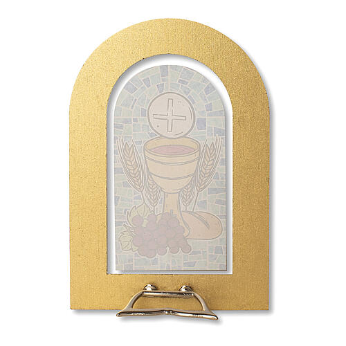 Gastgeschenk Andenken an die Erstkommunion Heiliger Geiste und seine Gaben, 14x9,5 cm 2